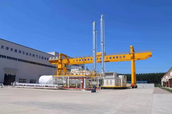 Planta de licuefacción de gas natural de producción de GNL de 14 mmscfd con tanques de almacenamiento de GNL